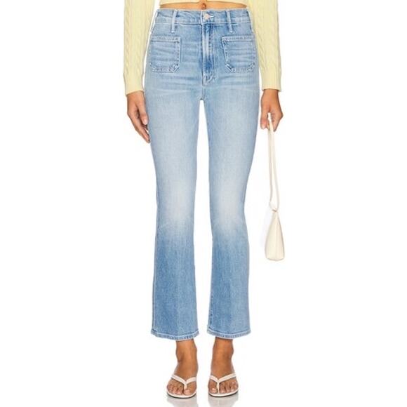 Mother Denim - Brand New Mother The Hustler Patch Pocket Ankle Jeans in Tune In, Tune Out 27”